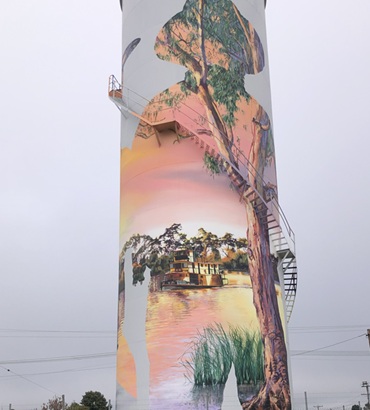 Barham Tank Art Covers around the Tank