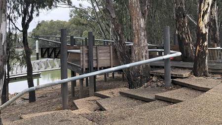 Restorated Koondrook Wharf