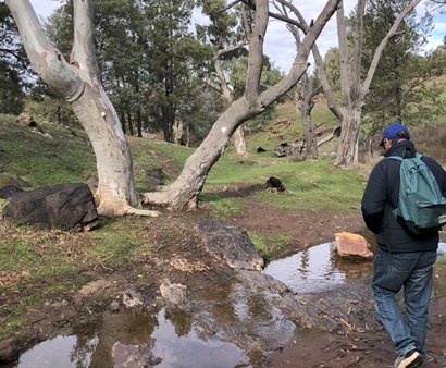 Leo Stating Warren Gorge Loop