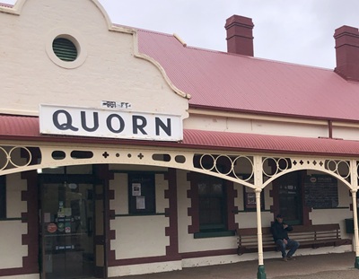Leo Waiting at Quorn Station
