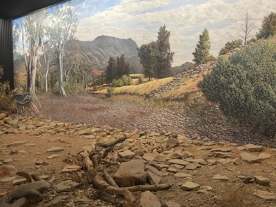 One of Jeff Morgan's Flinders Ranges Murals