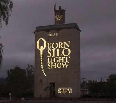 Quorn SA Silo Light Show