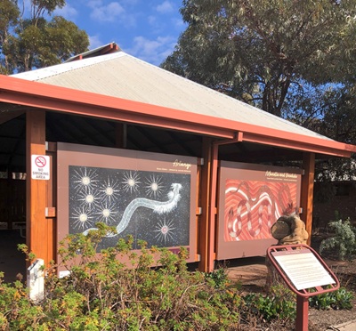 Sheltered area at Hawker SA
