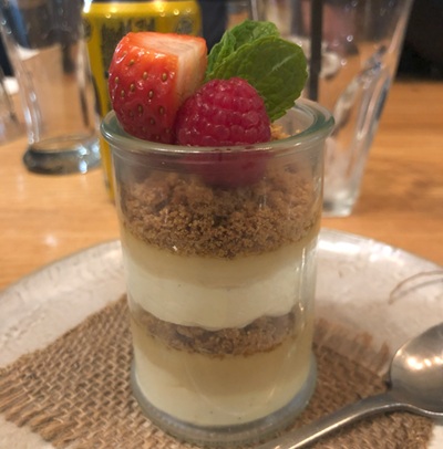 Dessert at Rawnsley Station