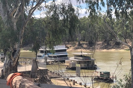 Echuca Wharf along the longest river in Australia