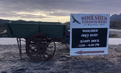 Rawnsley Park Woolshed Restaurant