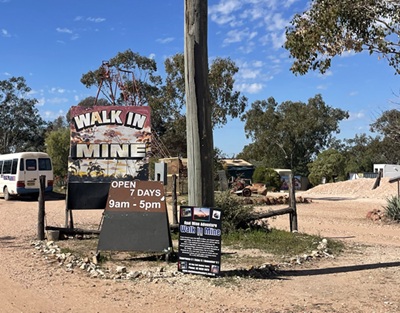 Walk in mine